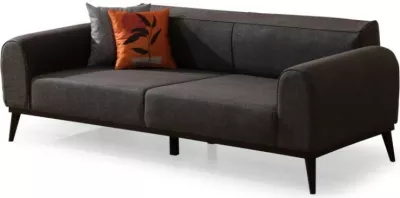 Divan-krevat treshe, ngjyrë antracit, Atelier del Sofa, Kapri