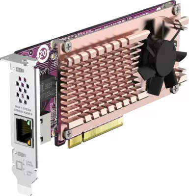 Kartë zgjerimi PCIe QNAP QM2-2P10G1TB, 2x M.2 NVMe + 10GbE RJ-45