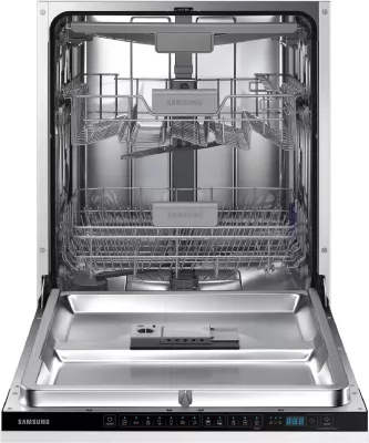 Enëlarëse, Samsung DW60M6070IB/ET, plotësisht e integruar (E), ekran LED i gjerë, raft i tretë fleksibël