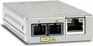 Konvertues media Allied Telesis AT-MMC200LX/SC-TAA-60, 100 Mbit/s, SC, RJ-45, gri