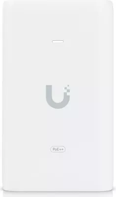PoE furnizues Ubiquiti UISP U-PoE++, Gigabit Ethernet, 48 V, Bardhë