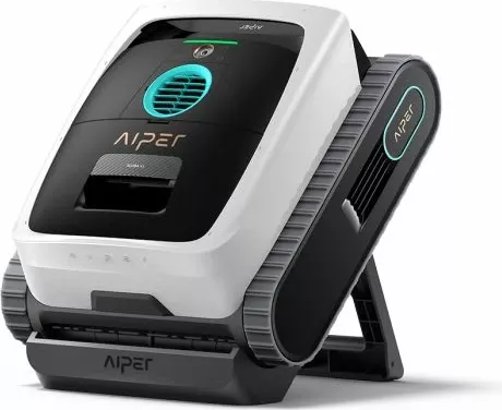 Robot pastrues pishine AIPER Scuba N3, me bateri, 180 min, 300 LPM, filtër MicroMesh 3µm, stacion karikimi pa kabllo, bardhë/zi