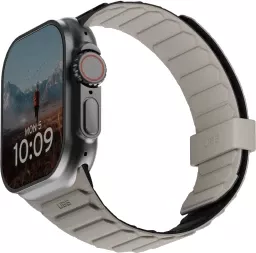 Rrip silikoni UAG Pathfinder me magnet për Apple Watch 42/44/45/46/49mm, Zi-Gri