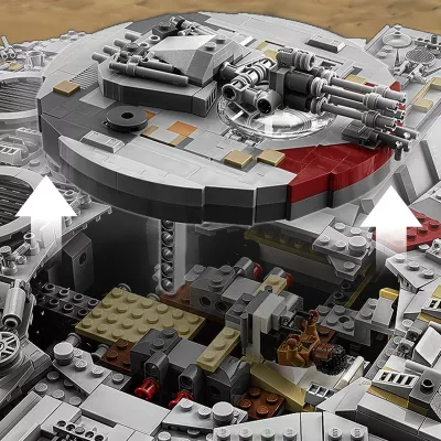 Set ndërtimi LEGO Star Wars Millennium Falcon 75192, 7541 copa, 13.6 kg