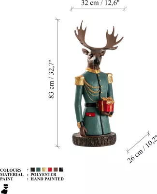 Objekt dekorativ dreri për Krishtlindje, Evila Originals, shumëngjyrësh