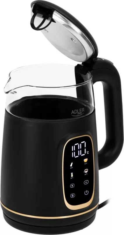 Ibrik elektrik Adler AD 1305bg, 1.7L, LED, Touch, i zi-ari