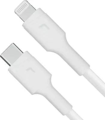 Kabëll Green Cell USB-C - Lightning, 1.0m, ngjyrë e bardhë