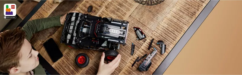 Set ndërtimi LEGO Audi RS Q e-tron, 10 vjet, Plastikë, 914 pjesë, 1.86 kg