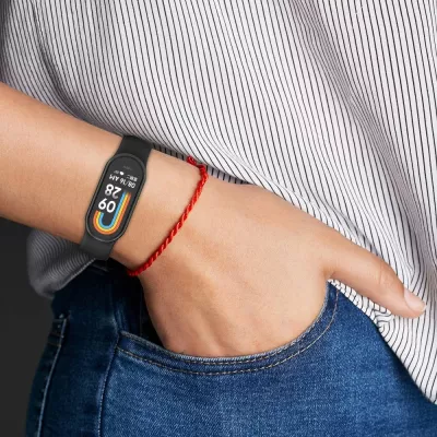 Rrip për orë të mençur Tech-Protect IconBand për Xiaomi Smart Band 8/8 NFC, i zi