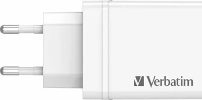 Karikues muri Verbatim CHR-30EU2 (49701) 30W, 1x USB-C PD 20W + 3x USB-A (QC 3.0 18W + 2x 10W), prizë EU, i bardhë