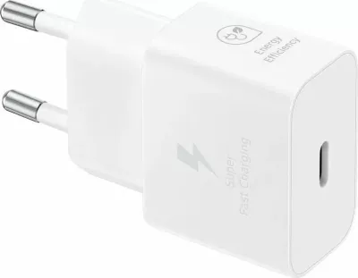 Karikues Samsung EP-TA2510 25W 1x USB-C 3A GaN, i bardhë
