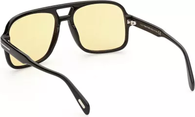 Syze dielli për meshkuj Tom Ford Falconer-02 FT0884 01E, të zeza [Ngjyra: 60]