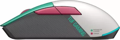 Maus wireless ASUS TUF Gaming Mini Hatsune Miku Edition, gaming, turkuaz/rozë