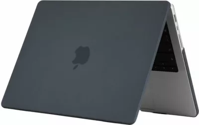 Mbështjellës Tech-Protect SmartShell për MacBook Pro 14" (M1/M2/M3), i zi mat
