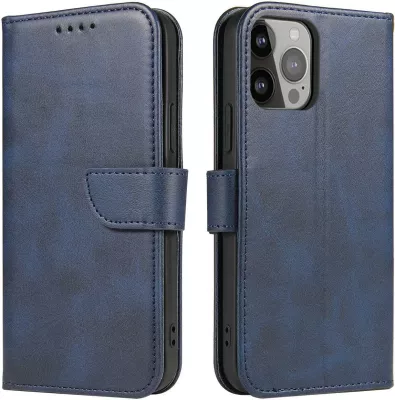Mbështjellës magnetik Hurtel për Xiaomi Redmi Note 12 5G / Poco X5 5G, me kapak, portofol dhe qëndrim, Blu