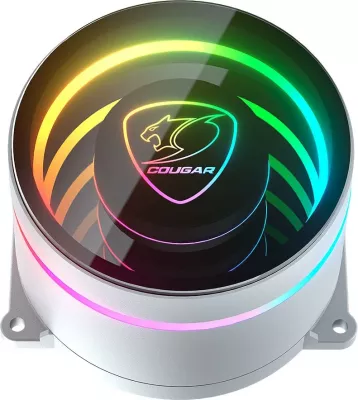 Ftohës uji për CPU Cougar Poseidon Elite 360, ARGB, i bardhë