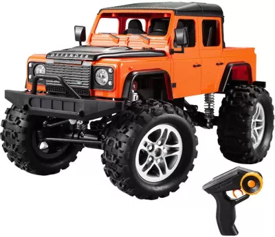 Makine me telekomandë Double Eagle Land Rover Defender E332-003, 1:14, portokalli