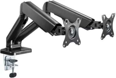 Mbajtëse tavoline për dy monitorë Techly ICA-LCD 462B, 17-32 inç, 9kg, e zezë