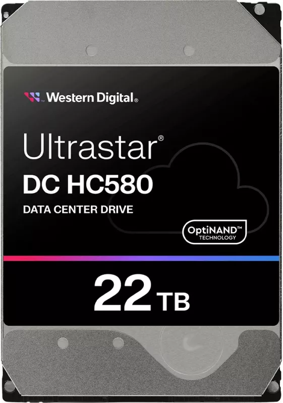 Hard disk i brendshëm Western Digital Ultrastar DC HC580 22TB, 3.5", SAS, 7200 RPM