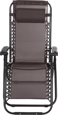 Karrige relaksuese COMPANION, tekstilene kafe, metal i zi, FH5095.13, 67x145x110cm
