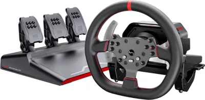 set gaming timon + pedale PXN V10 Pro 3.2Nm direct-drive timon 270 mm 17 butona USB për PC/PS4/Xbox me kapëse montimi set