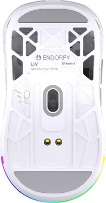 Maus gaming ENDORFY LIV Wireless Onyx White EY6A019, 12000 DPI, ARGB, i bardhë