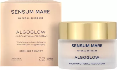 Krem fytyre ndriçues dhe zbutës për femra Sensum Mare Algoglow, 50ml