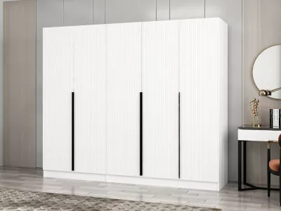 Dollap Skye Decor, Kale Plus, i bardhë, 225x210x52cm