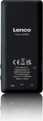 MP3/MP4 player Lenco Xemio-860BK, 256GB, Bluetooth, i zi/gri