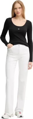 Maicë me mëngë të gjata për femra Calvin Klein Jeans LV047D218G, e zezë [Madhësia: M]