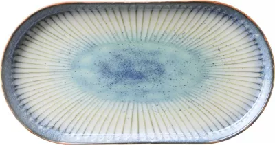 Pjatë ovale Fine Dine Galaxy 290mm porcelan, set 6 copë, blu