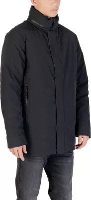 Pallto trench për meshkuj Peuterey Peebles SRT PEU556801192020, e zezë [Madhësia: XL]