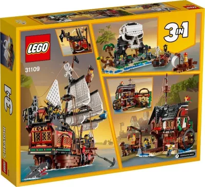 Lodër për fëmijë LEGO, anije e piratëve