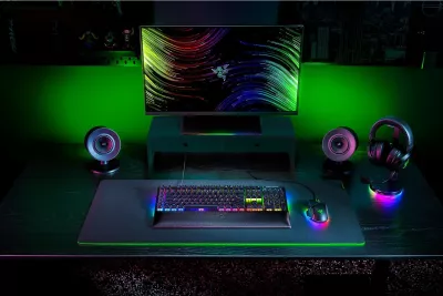 Tastierë mekanike Razer BlackWidow V4, Green Switch, RGB, full-size, QWERTY, e zezë