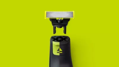 Koka rezervë për makinën rroje Philips OneBlade 360 QP624/50, 2 copa, limon