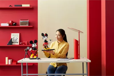 Set ndërtimi LEGO Classic Mickey Mouse & Minnie Mouse, 1739 pjesë, plastikë