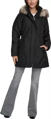 Pallto parka për femra Only ONLMATHILDA 15370930, e zezë [Madhësia: XL]