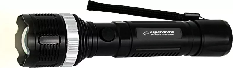 Dritë dore Esperanza EOT069, LED, Alumini, E zezë