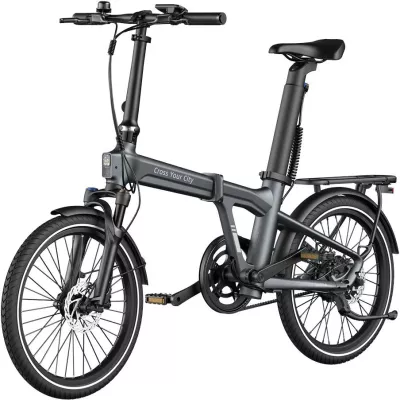 Biçikletë elektrike palosëse A DECE OASIS (ADO) Air 20 Ultra V2026, 250W, bateri 37V 10Ah, 20\", deri 100 km, gri