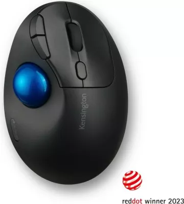 Trackball Kensington Pro Fit Ergo TB450, RF Wireless + Bluetooth, 1600 DPI, Zi, Blu