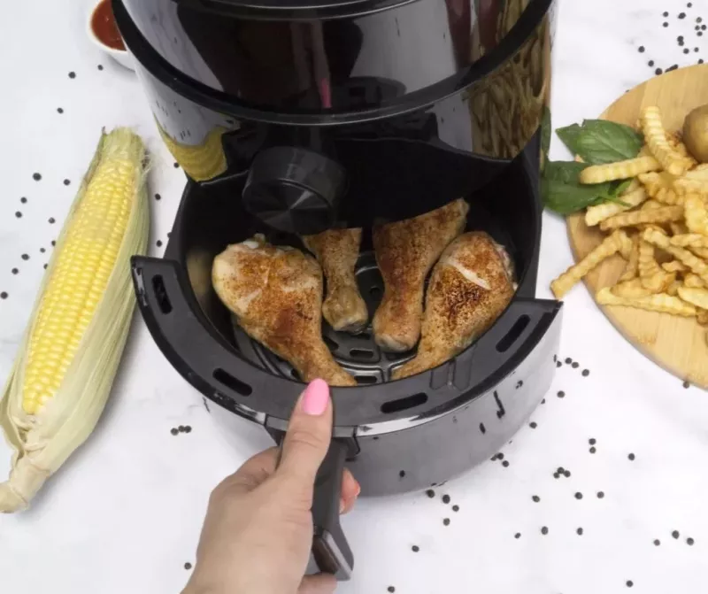 Fritezë me ajër të nxehtë PRIME3 SAF31, 2.5 L, e zezë