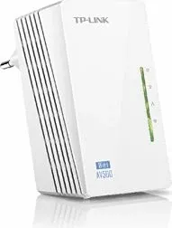 Adapter powerline TP-Link TL-WPA4220 AV600 Wi‑Fi 300Mbps 2xLAN, i bardhë, paketë e vetme