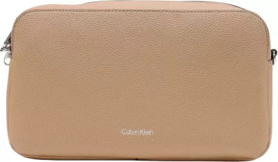 Çantë crossbody Calvin Klein LV04F3642G për femra, bezhë e çelët