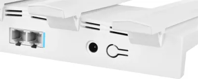 Router Wi-Fi 6 ZTE T3000, i bardhë