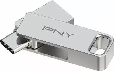 Pendrive PNY Duo-Link 64GB USB 3.2 Gen 2 (USB-C/USB-A), argjendtë
