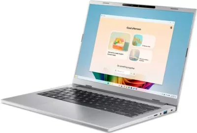 Kompjuter Acer Aspire 14 AI OLED A14-53M-52FA, 14 inç, Core Ultra 5, 16GB/512GB, argjendtë