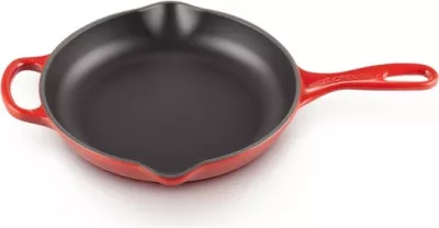 Tigan i rrumbullakët Le Creuset 23cm, gize, smalt, i kuq