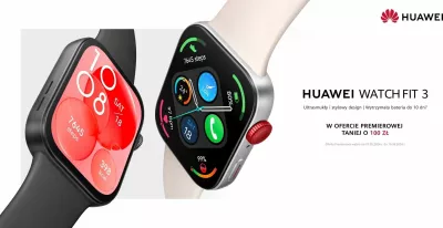 Smartwatch Huawei Watch Fit 3 (55020CJH) 1.82" AMOLED, GPS, 400 mAh, 5 ATM, Wi‑Fi, Beige