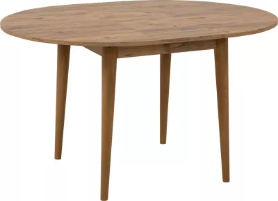 Tavolinë me karrige për ngrënie, e zgjatshme, 5 copë, Skye Decor Vina 1501, ngjyrë Atlantic Pine, antracit