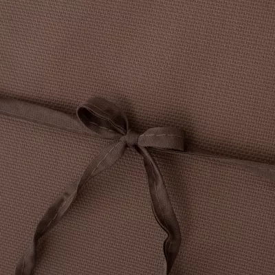 Jastëk për shezlong, Textilene, 600gr/m2, 2X1, Sifnos, ngjyrë moka, FH11237.04T, 194x70x11 cm